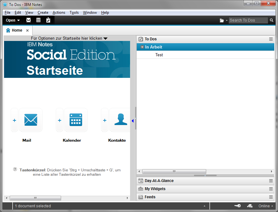 IBM Notes Domino To Do Widget