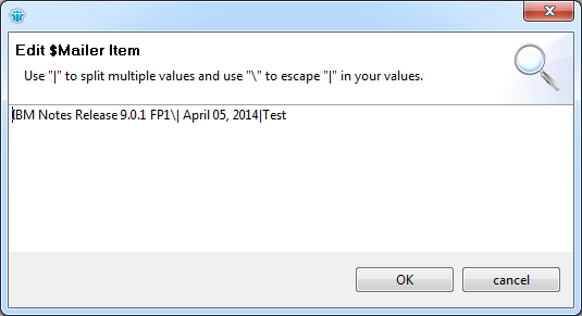 Change IBM Notes Document value